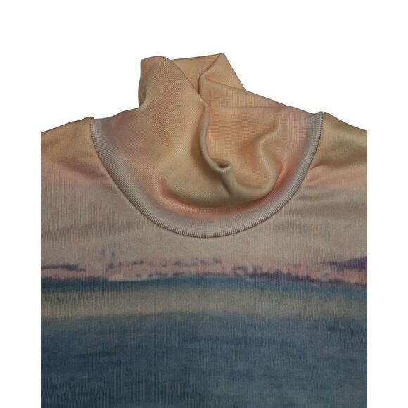 Marques Almeida Graphic Print Turtleneck Sweater in Multicolor Polyester - Picture 4 of 6